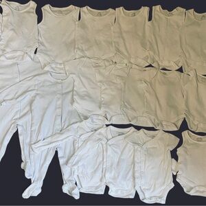 Kids White Bodysuit Collection